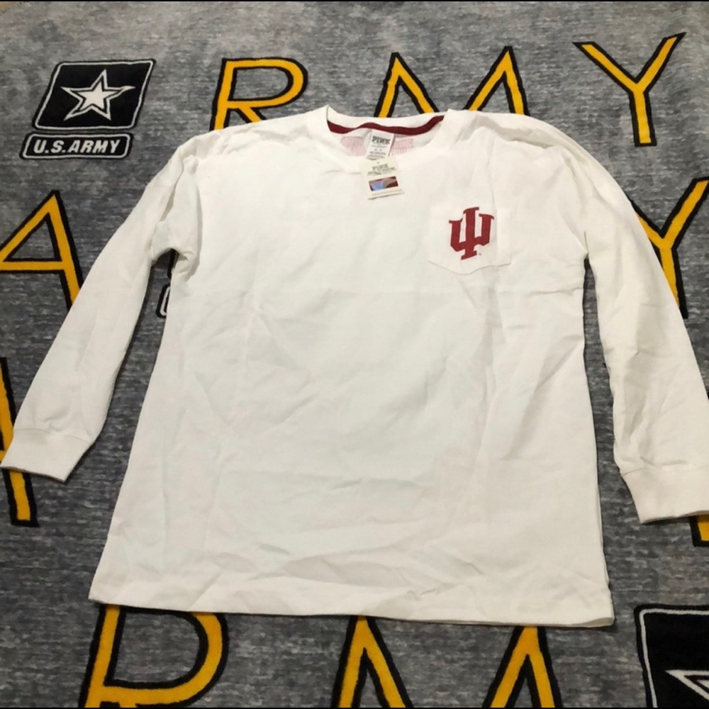 Victoria’s Secret Pink Indiana BLING Long Sleeve! - Picture 2 of 2